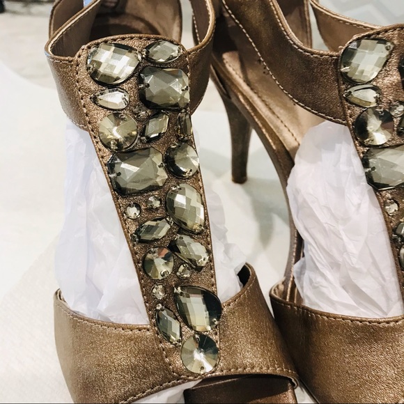 Rhinestone heels by Style and Co. size 6 - Picture 3 of 8